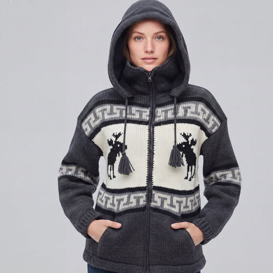 OLDTRIBES™ Sovereign Moose Wool Jacket
