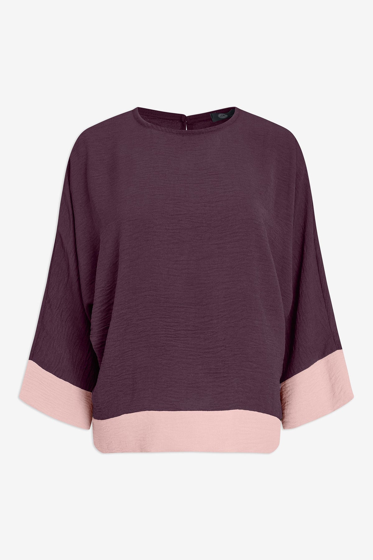 Women's Color-Block Woven Top