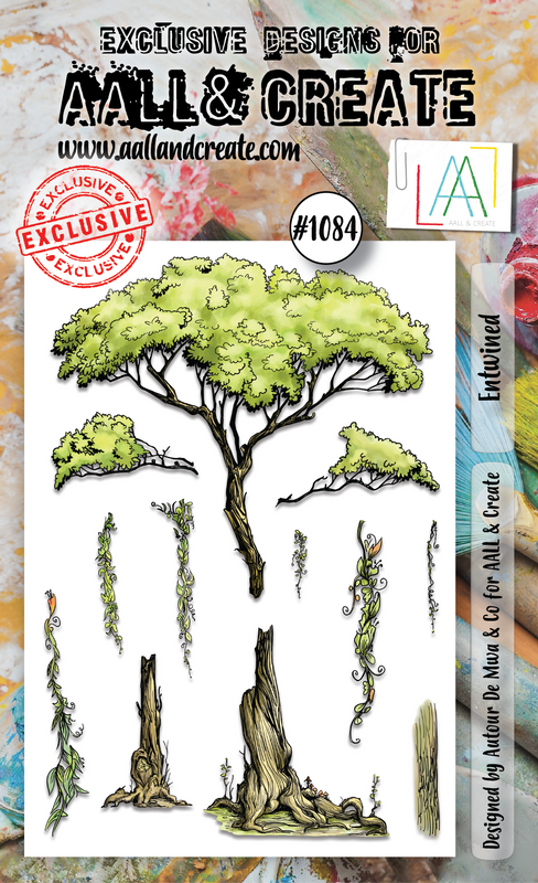 AALL and Create #1084 - A6 Stamp Set - Entwined