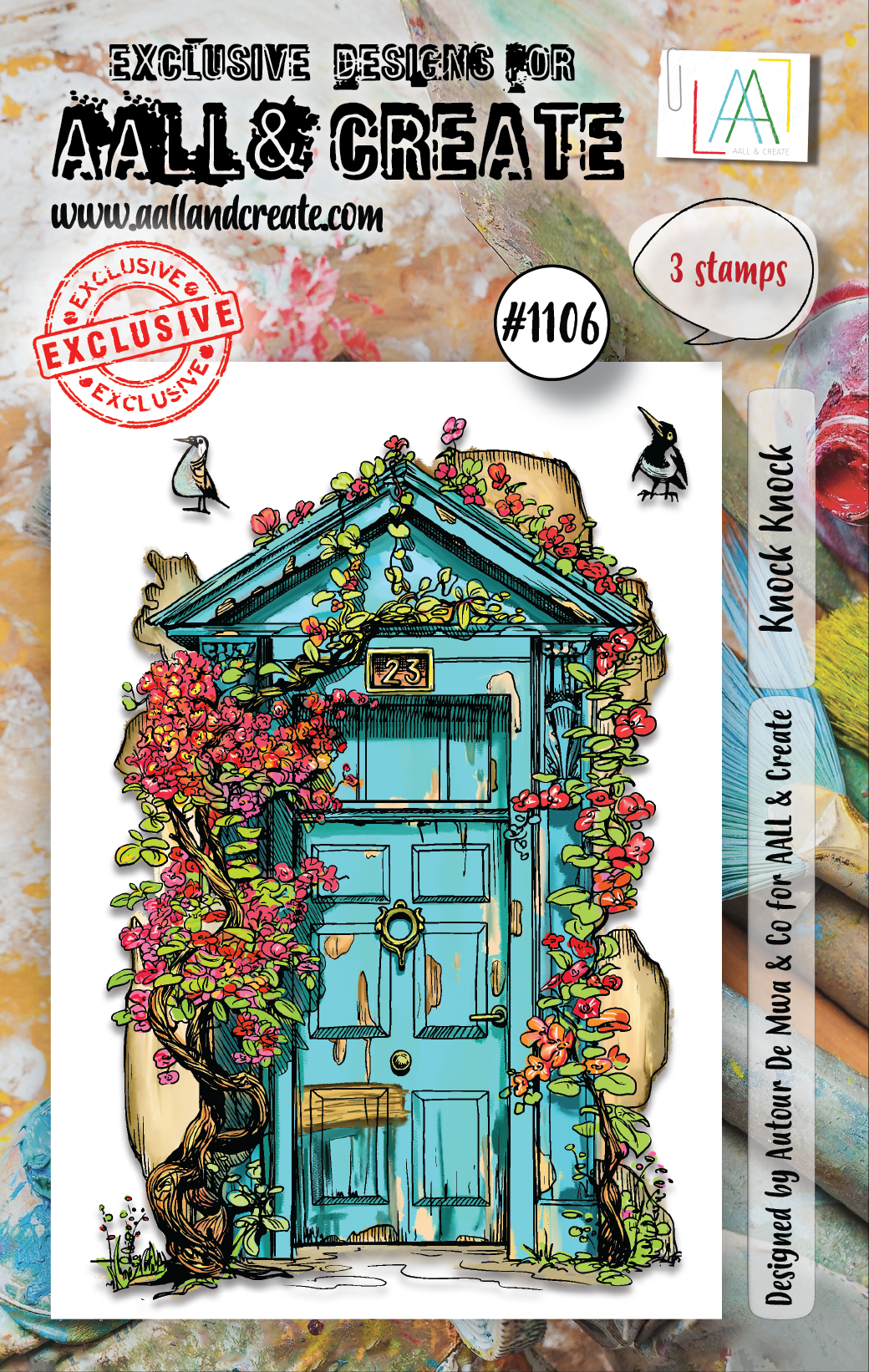 AALL and Create A7 Stamp Set - 1106 - Knock Knock