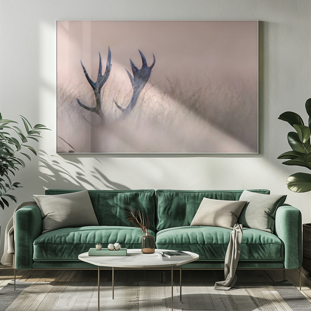 Wandkunst Verstecken spielen (Horn vom Hirsch)