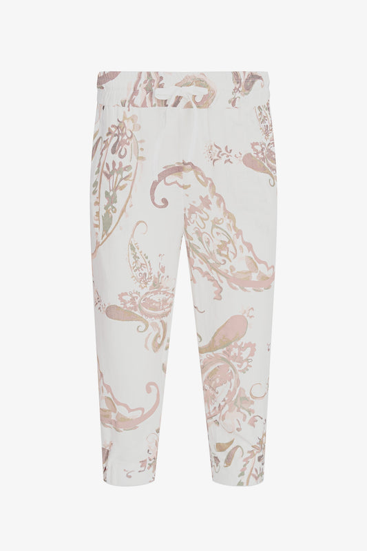 Women's Woven Capri Trousers