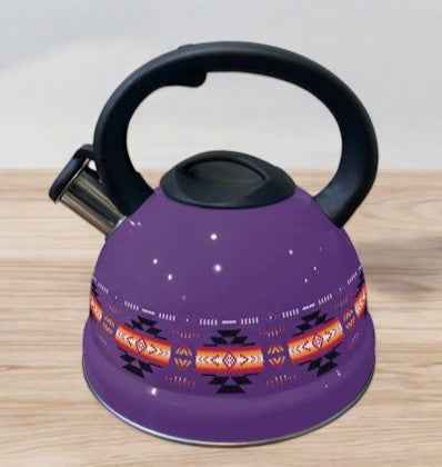 Purple 3L Stainless Steel Tea Kettle
