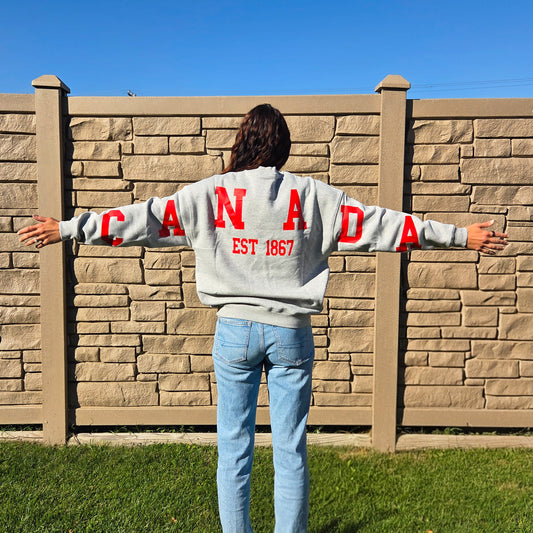 Canada Back Unisex Crewneck