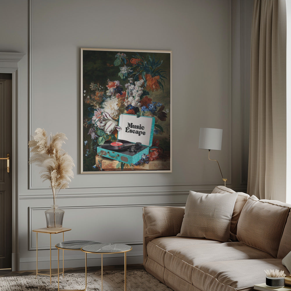 Wandbild Musik Flucht Leinwandbild