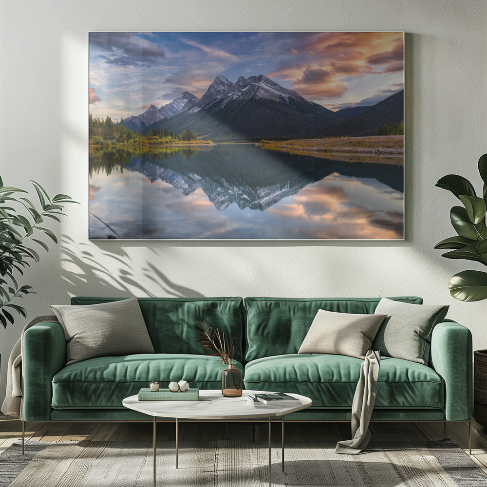 Wandbild Goat Pond Alberta