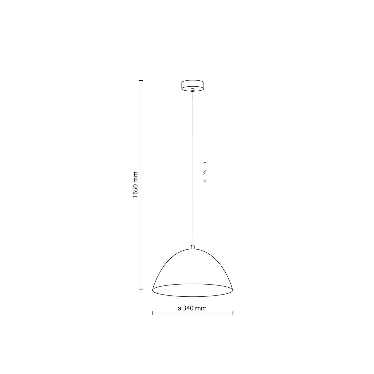 FARO Dome Pendant Light for Kitchen Island, Dining Table & Modern Interiors