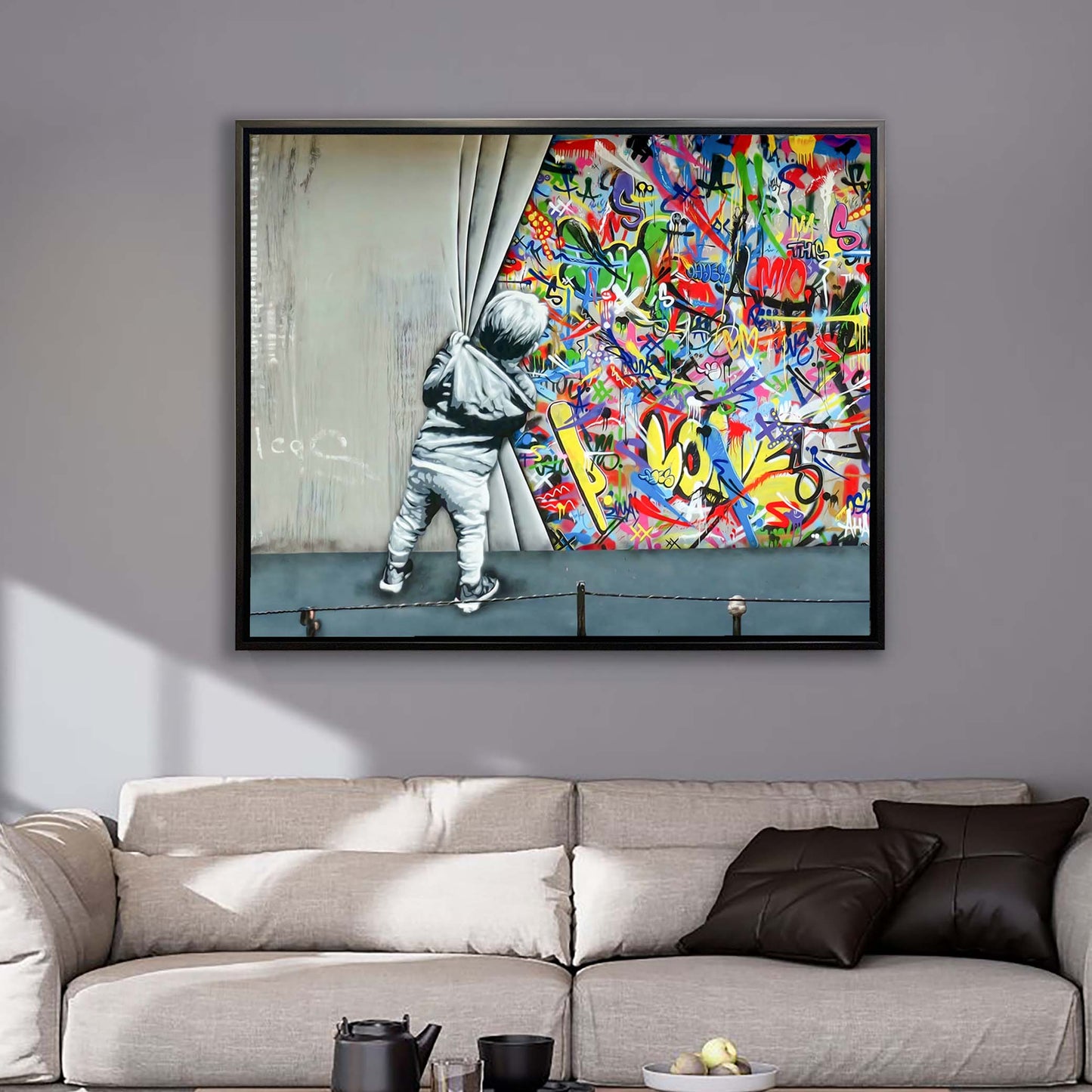 Wandkunst Graffiti – Leinwanddrucke – Artwork Deko