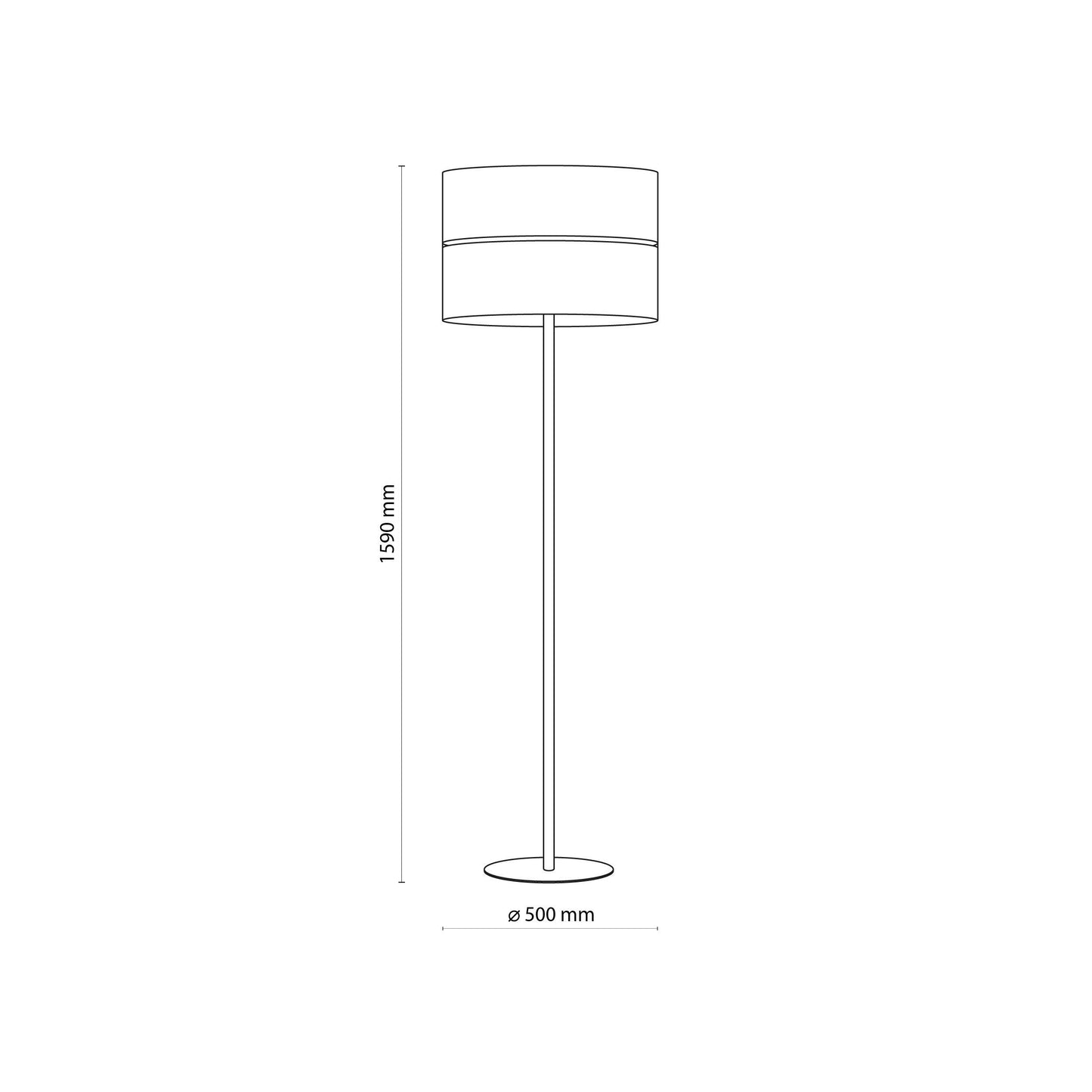 LINOBIANCO Natural Woven Floor Lamp for Living Room, Bedroom & Reading Nook – Scandinavian Minimalist Lighting - AURABAGS SHOP