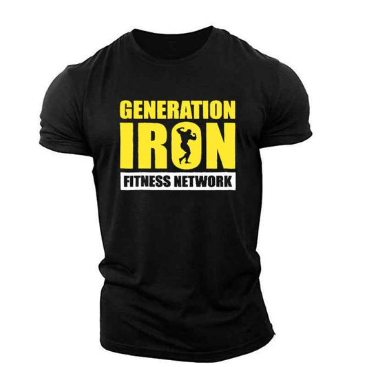 Fashion Personality Fitness Vest for Men – Casual Printed Gym T-Shirt