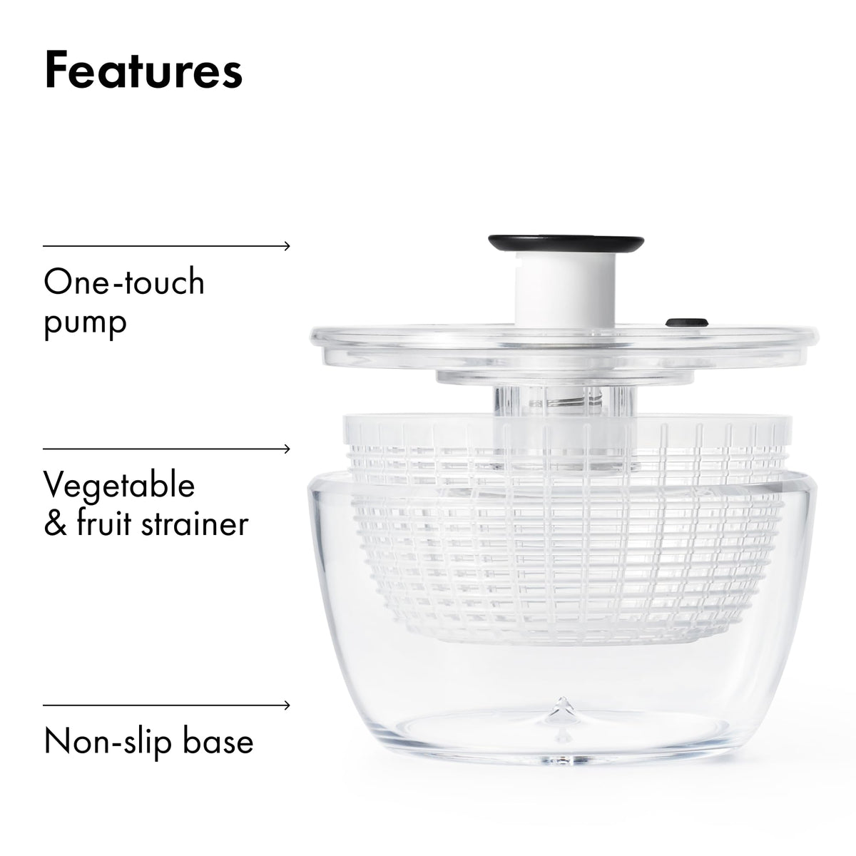 OXO Good Grips Good Grips Little Salad & Herb Spinner đ All In One Marketplace Canada