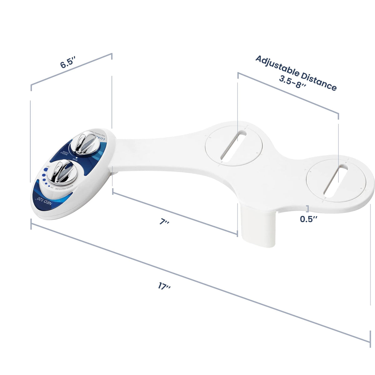 LUXE Bidet NEO 120 - Bidet Attachment for Toilet Seat, Blue ๐ All In One Marketplace Canada