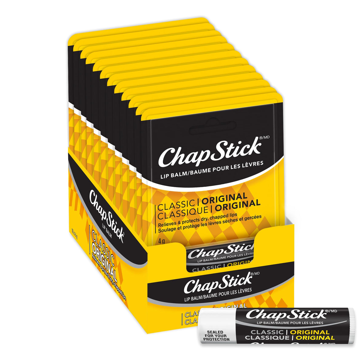 ChapStick Classic Lip Balm, Original Flavour, Pack of 12 đ All In One Marketplace Canada