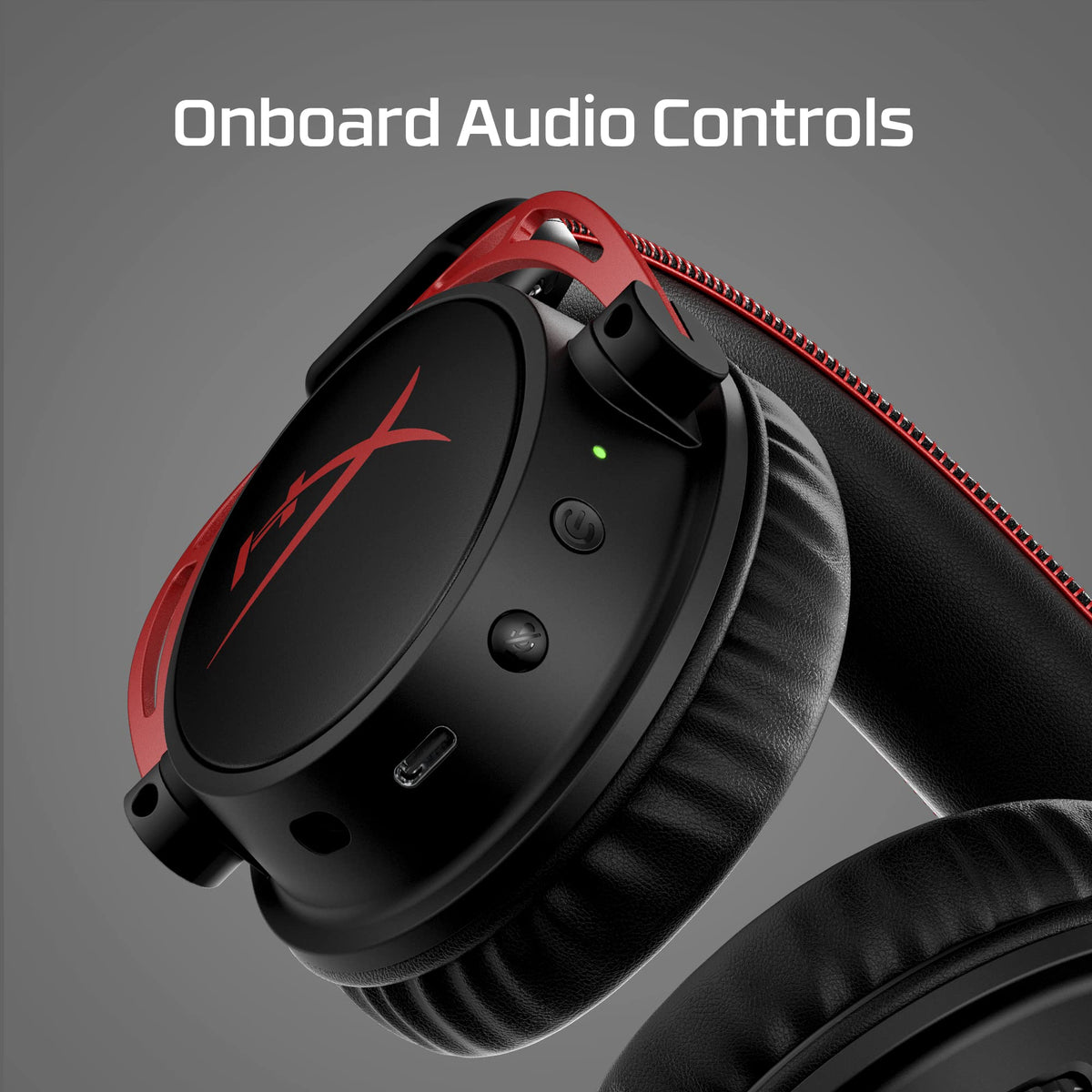 HyperX Cloud Alpha Wireless - Gaming Headset for PC, 300-hour battery life, DTS Headphone:X Spatial Audio, Memory foam, Dual Chamber Drivers, Noise-canceling mic, Durable aluminum frame,Red ๐ All In One Marketplace Canada