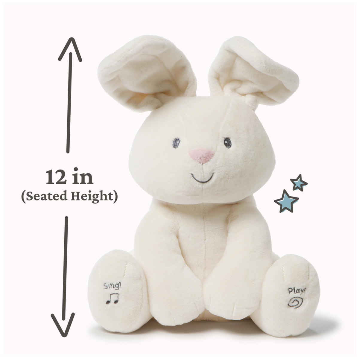 GUND Baby Flora Bunny 12-Inch Interactive Animated Musical Baby Toy ๐ All In One Marketplace Canada