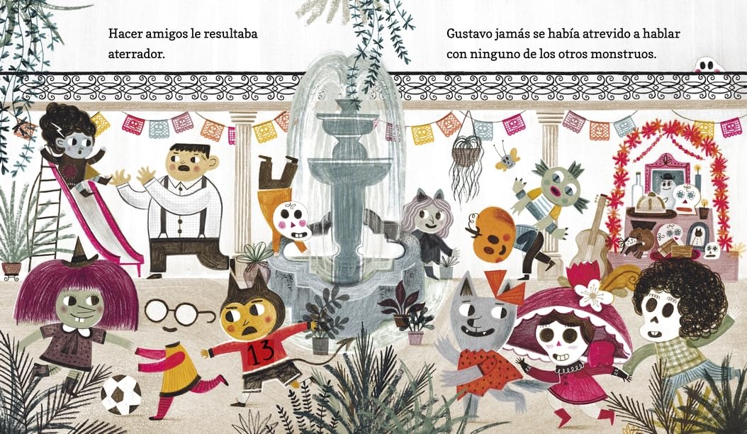 Gustavo, el fantasmita tímido: (Un cuento ilustrado de Halloween para niños de 3 a 7 años - Celebrando la amistad, el valor y las tradiciones culturales)