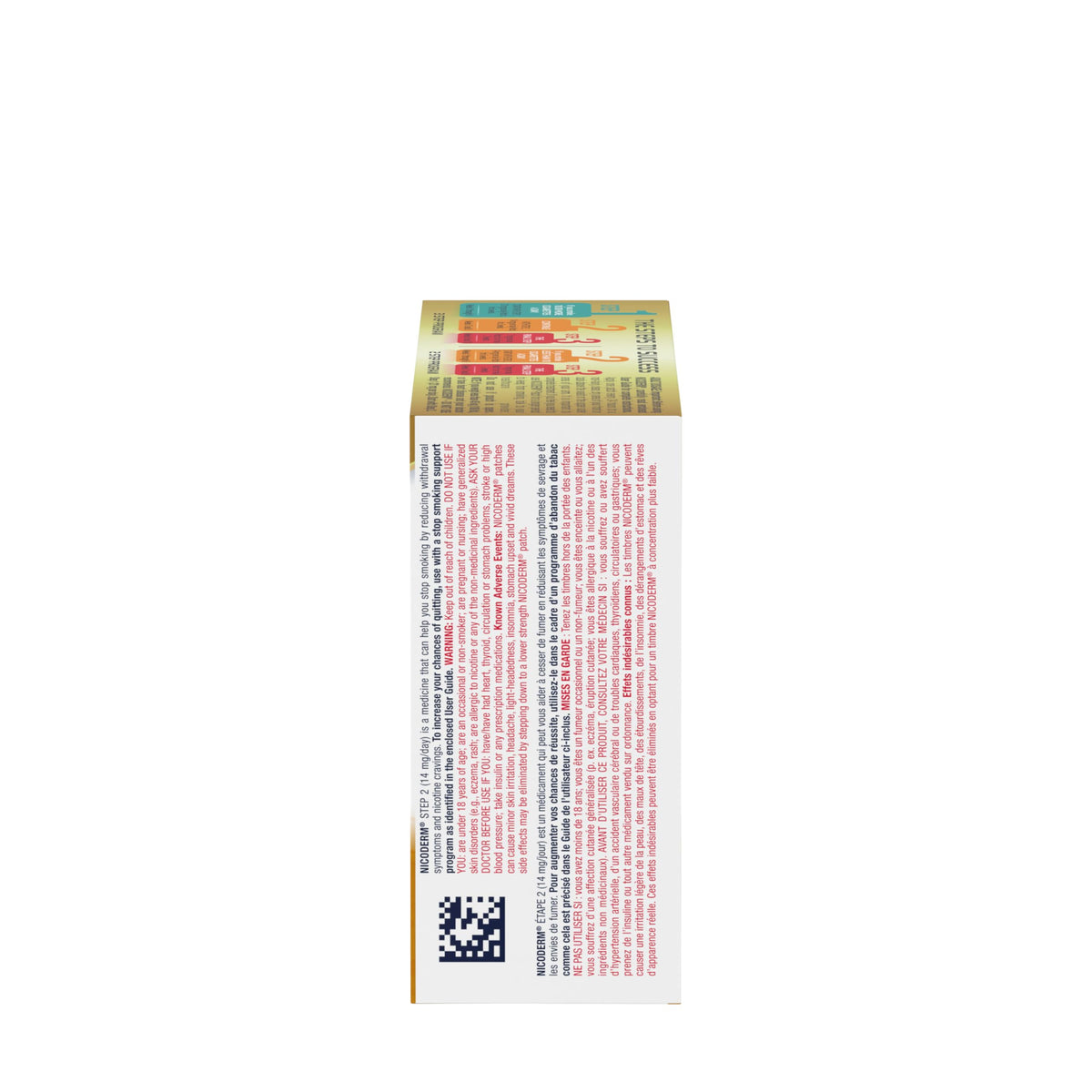 Nicoderm Step 2 Clear Patches, Quit Smoking and Smoking Cessation Aid, 14 mg of Nicotine/Day, 7 Count 🍁 All In One Marketplace Canada