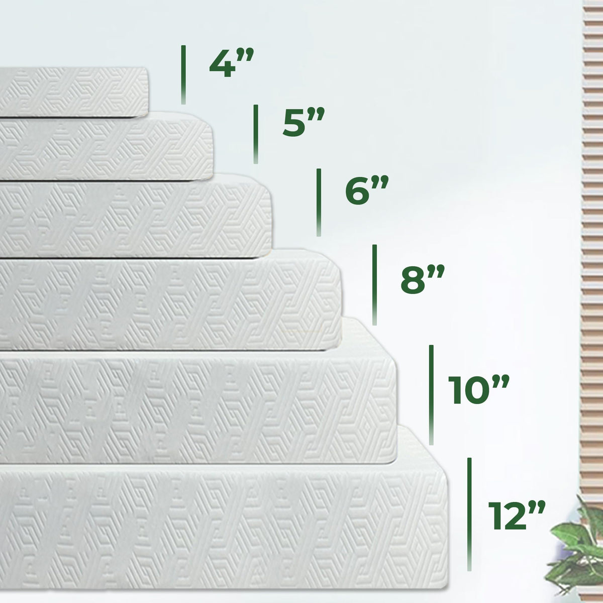 ViscoLogic Made in Canada 10 Inch Queen Mattress, Cool Gel Infused Foam, Medium Firm Support & Pressure Relief for Adults, Mattress in a Box, CertiPUR-US®, Queen Size 🍁 All In One Marketplace Canada