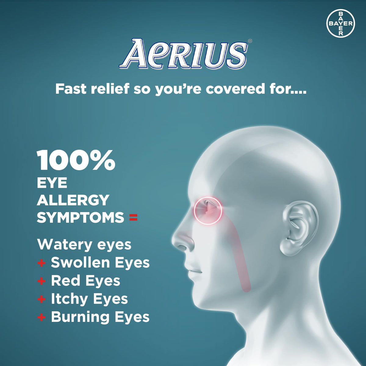 AERIUS Allergy Medicine, Fast Relief, 24-Hour, Non-Drowsy, 15 Symptoms, 70 Tablets 🍁 All In One Marketplace Canada