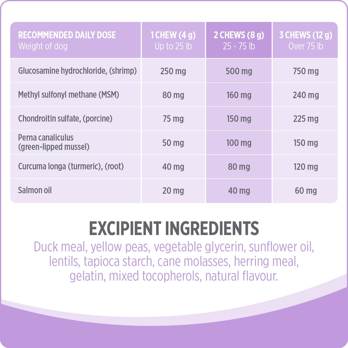 Nutrience Careยฎ Hip & Joint Dog Supplement, 100 Soft Chews, 400 g ๐ All In One Marketplace Canada