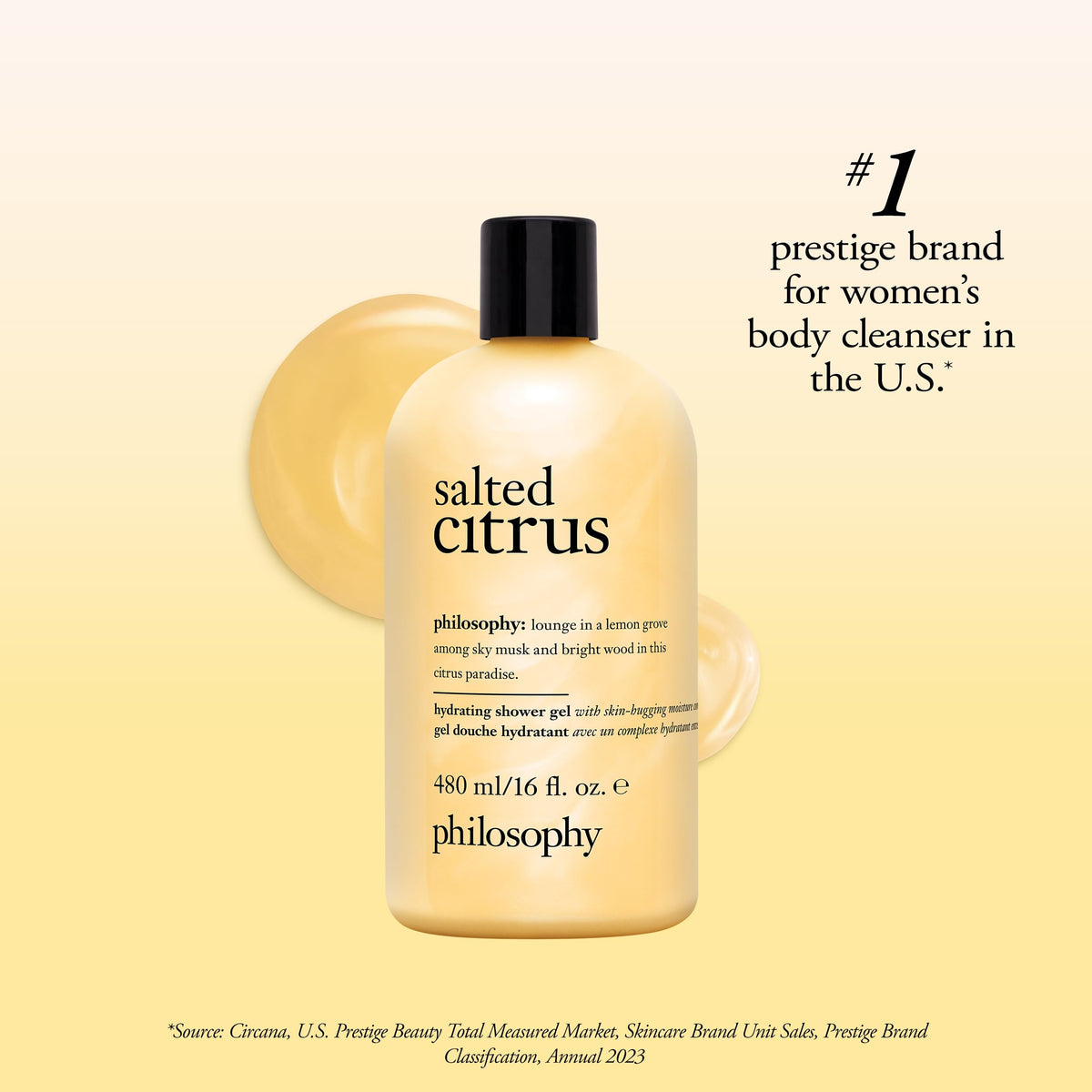 philosophy hydrating shower gel salted citrus, 480ml (16oz) ๐ All In One Marketplace Canada