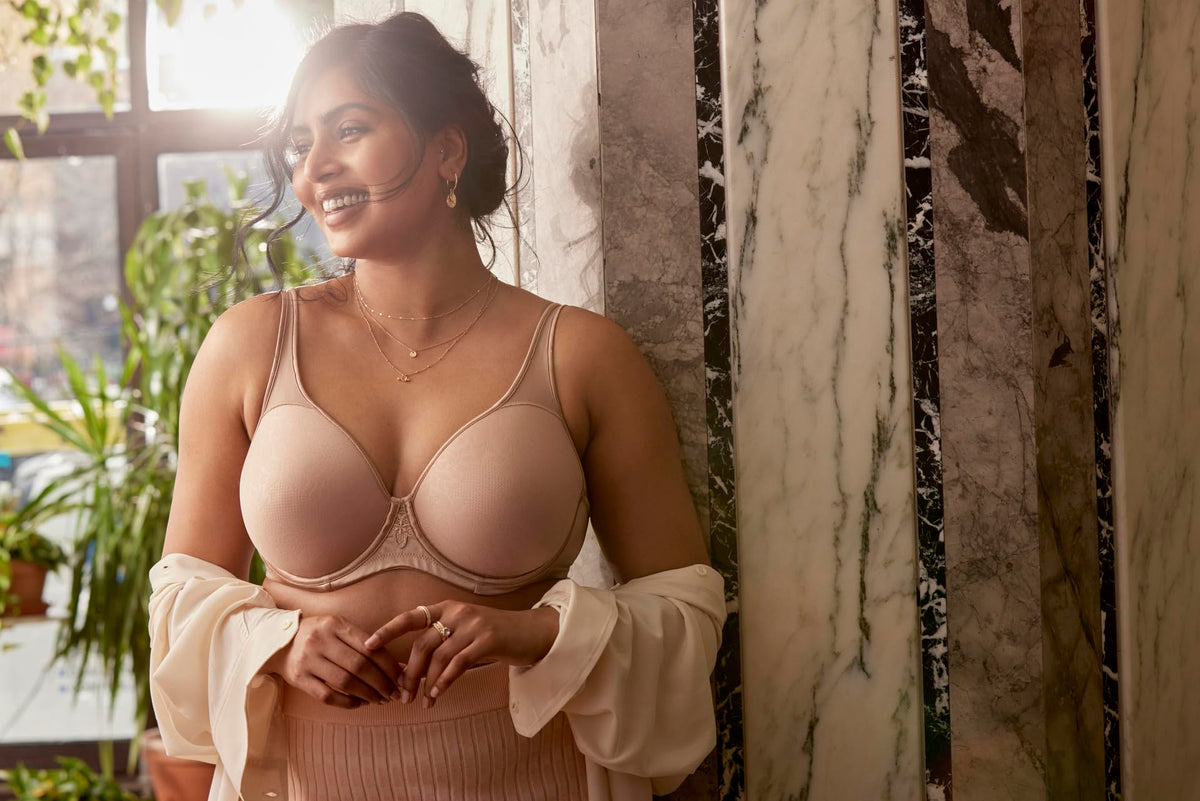 Wonderbra Womens Plus Support Underwire Full Coverage Bra, Blush, 38C US 🍁 All In One Marketplace Canada
