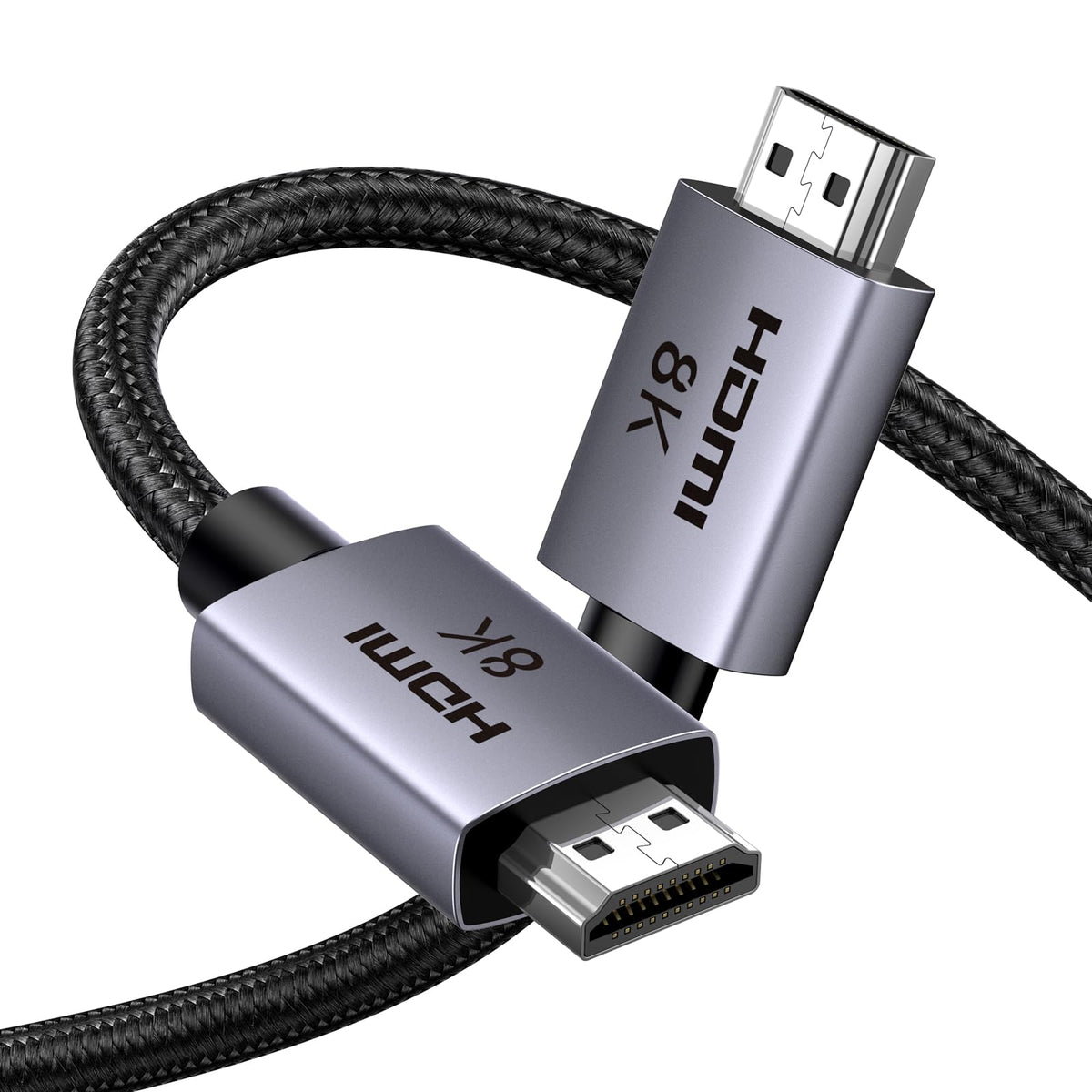 UGREEN 10K 8K HDMI 2.1 Cable 48Gbps 10FT, Certified 8K@60Hz 4K@120Hz 144Hz High Speed Gaming Cable Braided Cord, eARC HDCP 2.3 Dynamic HDR Compatible for HDTV/PS5/Xbox/SoundBar/RTX3090/Blu-ray 🍁 All In One Marketplace Canada