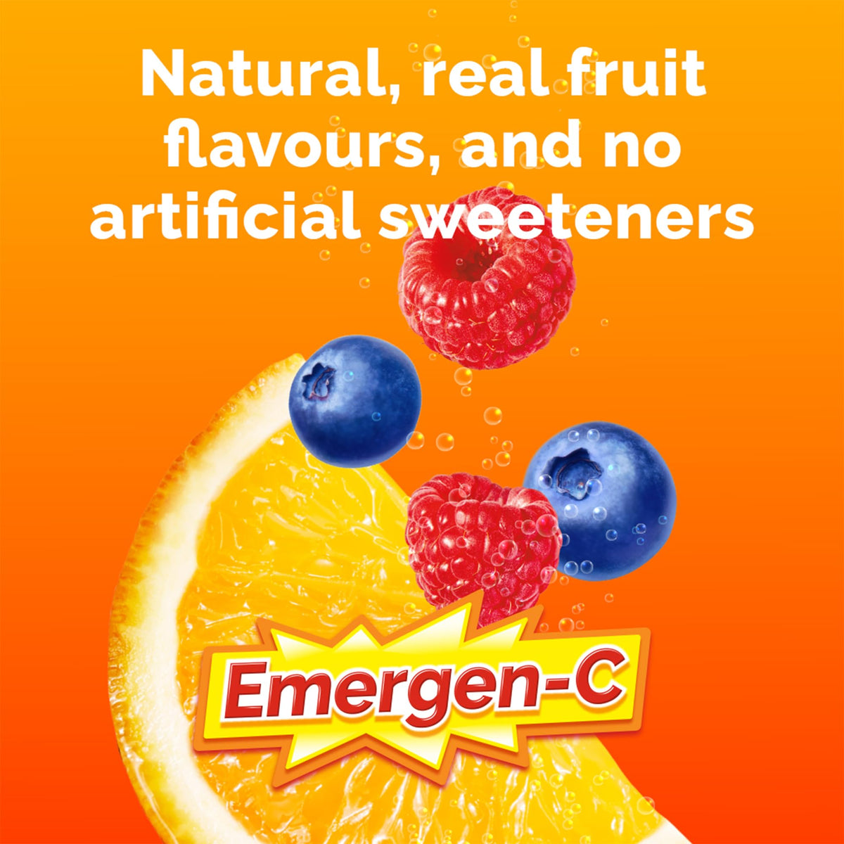 Emergen-C Immune+ 1000mg Vitamin C Powder Supplement, Drink Mix, Immune System Booster, Super Orange, 24 Packets 🍁 All In One Marketplace Canada