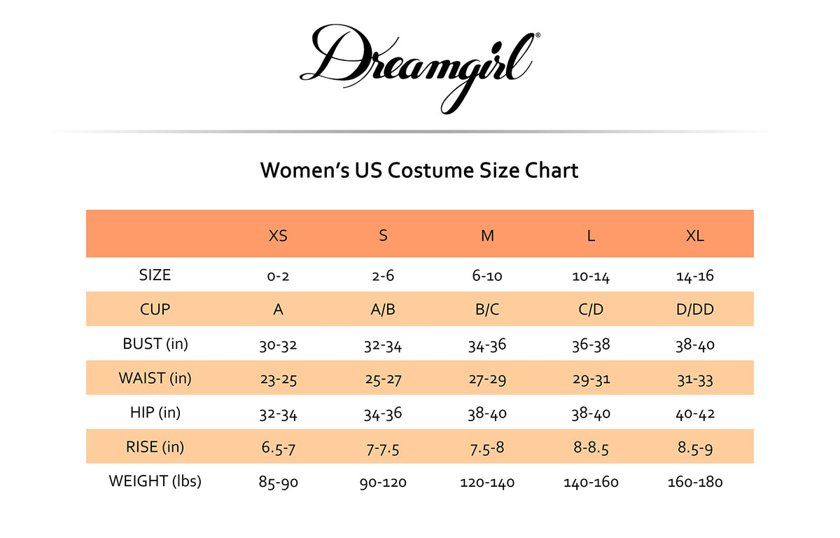 Dreamgirl Women's Red Riding Hood Costume, Adult Halloween Fashion, Red,black, X-Small