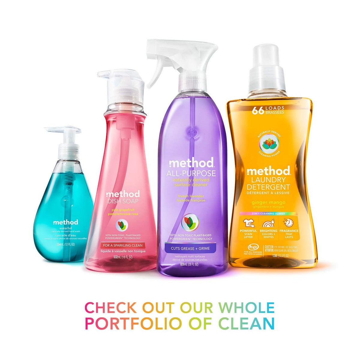 method Foaming Hand Soap, Biodegradable Formula with Foaming Soap Dispenser Made of 100% Recycled Plastic, Sweet Water Scent, 300 ml Soap Pump Bottles, 6 Pack 🍁 All In One Marketplace Canada