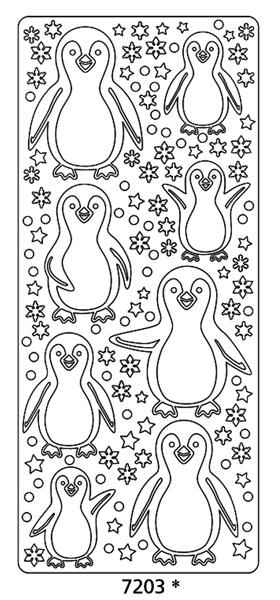 Peel Off Sticker -Penguin
