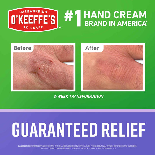 O'Keeffe's Working Hands Night Treatment Hand Cream, Restorative Lotion Works While You Sleep, Deep Conditioning Oils, 7oz/198g Tube, (Pack of 1) 🍁 All In One Marketplace Canada