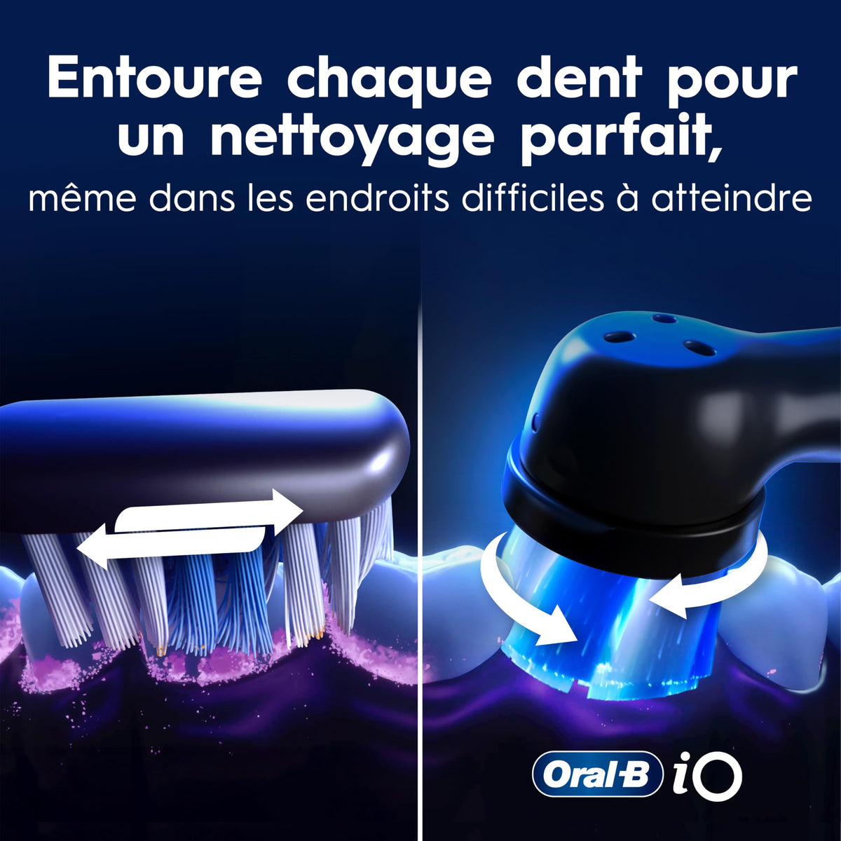 Oral-B iO Series 9 Electric Toothbrush with 4 Oral-B Replacement Brush Heads, Rose Quartz 🍁 All In One Marketplace Canada