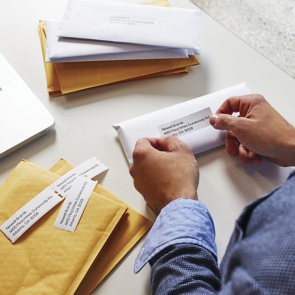 DYMO Authentic LW Mailing Address Labels for LabelWriter Label Printers, (1-1/8" x 3-1/2"), 3 Rolls of 350 (1050 Total) ๐ All In One Marketplace Canada