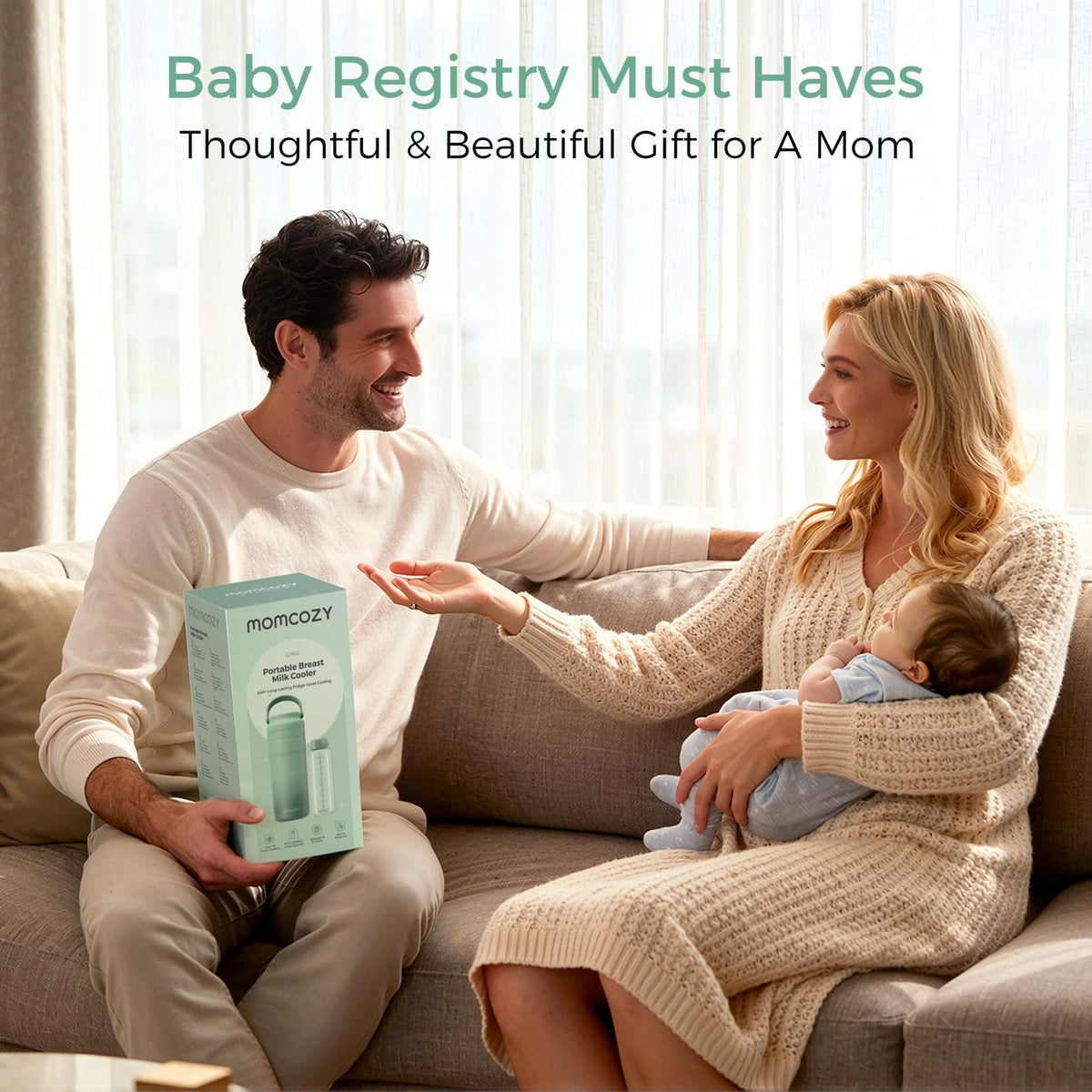 Momcozy Portable Breast Milk Cooler for Travel, 24H Ice-Free Cooling Breastmilk Storage Bottles 12oz Container, Leak Proof Outdoor Small Freezer, Baby Breastfeeding Essential Gift for New Moms š All In One Marketplace Canada