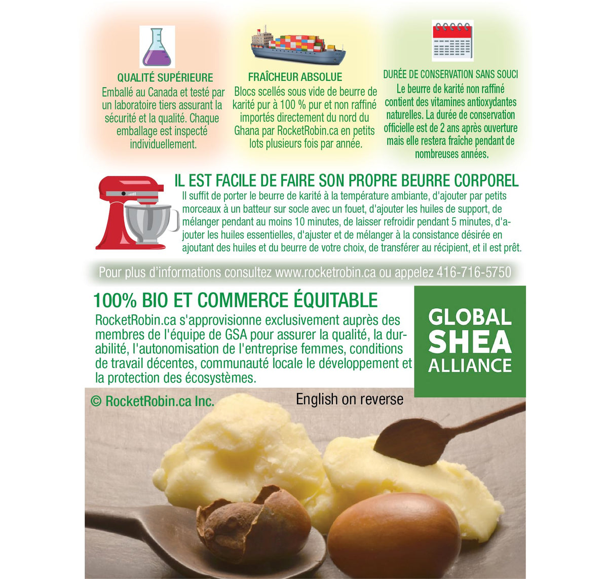 Shea Butter Organic Unrefined 100% Pure Grade A 1 KG 2.2 LBS đ All In One Marketplace Canada