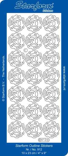 Deco Stickers - 50th