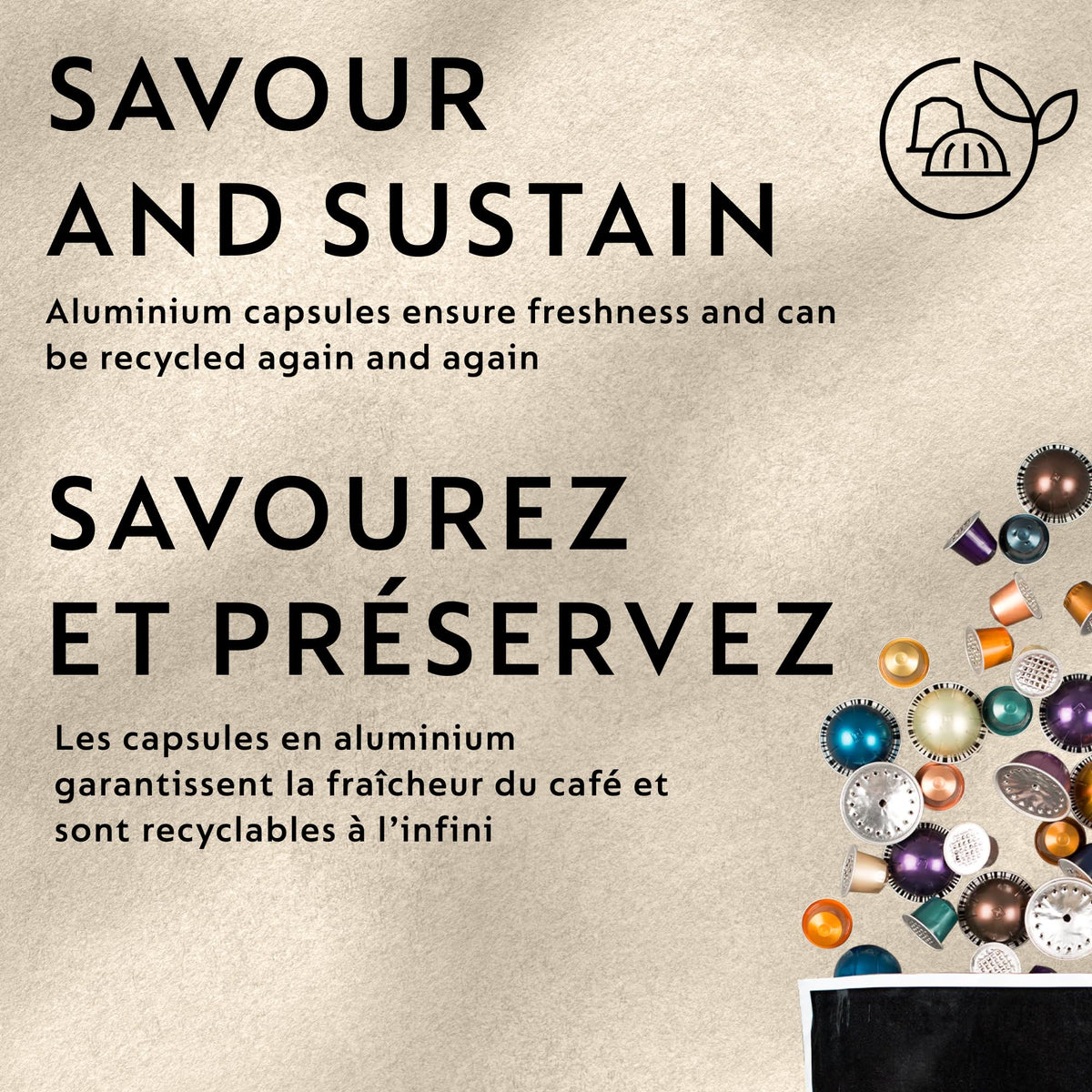 Nespresso Original Napoli Coffee Pods, Dark Roast, Intensity 13, 50 Pods 🍁 All In One Marketplace Canada