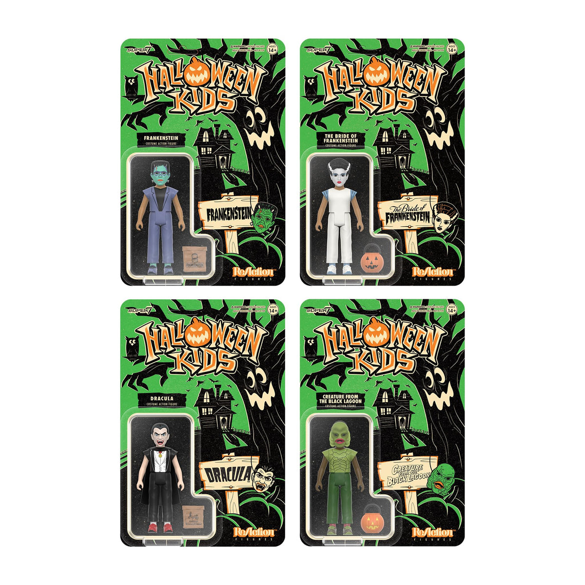 Super7 Halloween Kids Universal Monsters Dracula Boy - 3.75" Universal Monsters Movies Action Figure with Accessory Classic Movie Collectibles