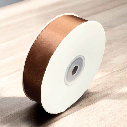 30 Meter Double Face Brown Ribbon Roll#846