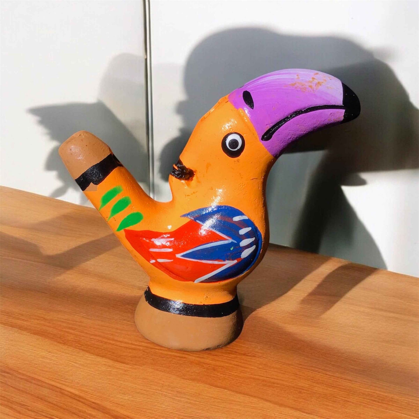 Painted Toucan Bird Water Whistle