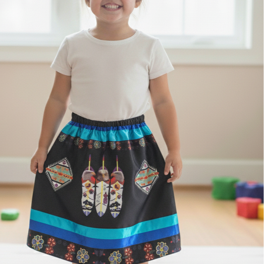 OLDTRIBES™ Infants Eagle Ribbon Skirt