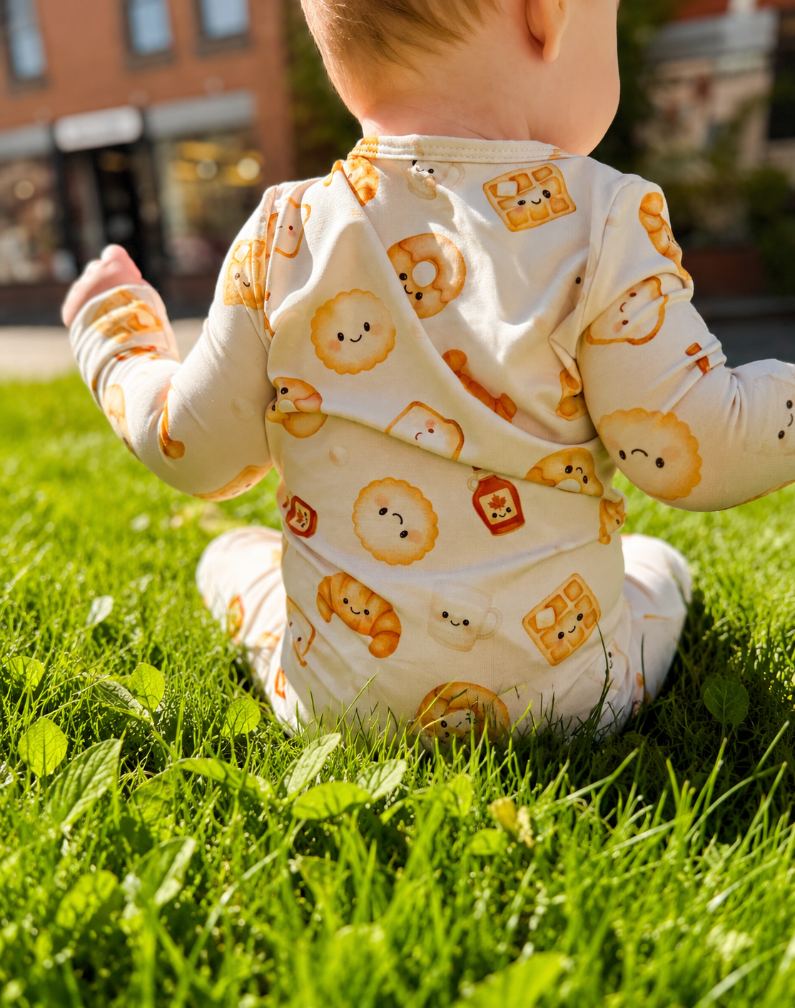 🧇Pyjama en bambou – Petit déjeuné Canadien