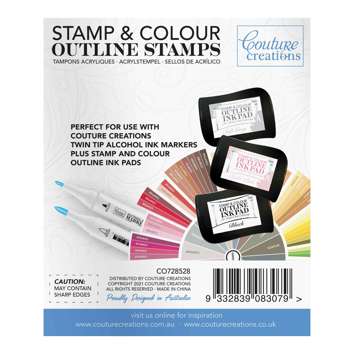 Ringing Bells Outline Stamp (1pc)