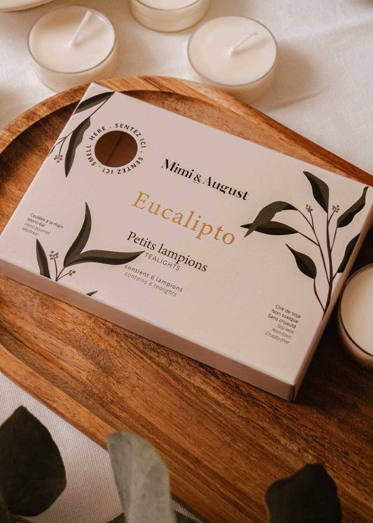 Eucalipto Tealight Candle Set