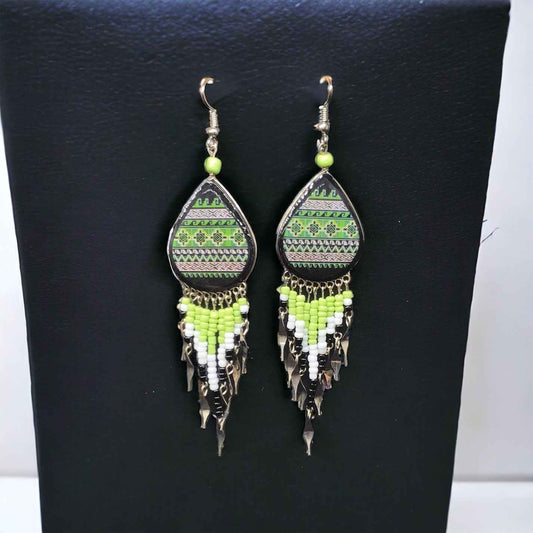 OldTribes™ Green Southwestern Earrings