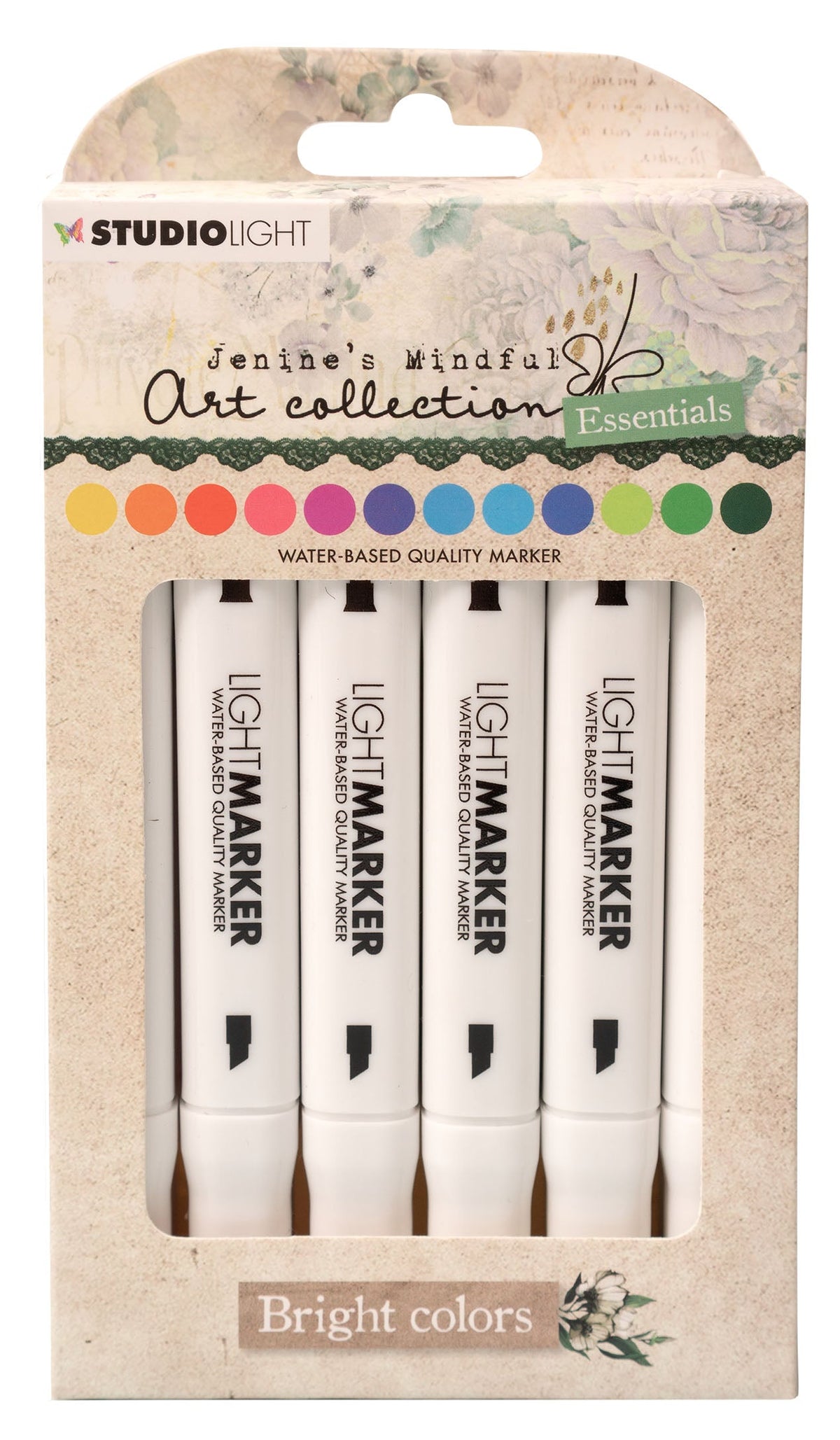 JMA Light Markers Bright Colors Essentials 95x152x32mm 12 PC nr.15