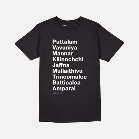 The Northern Provinces of Sri Lanka - Black