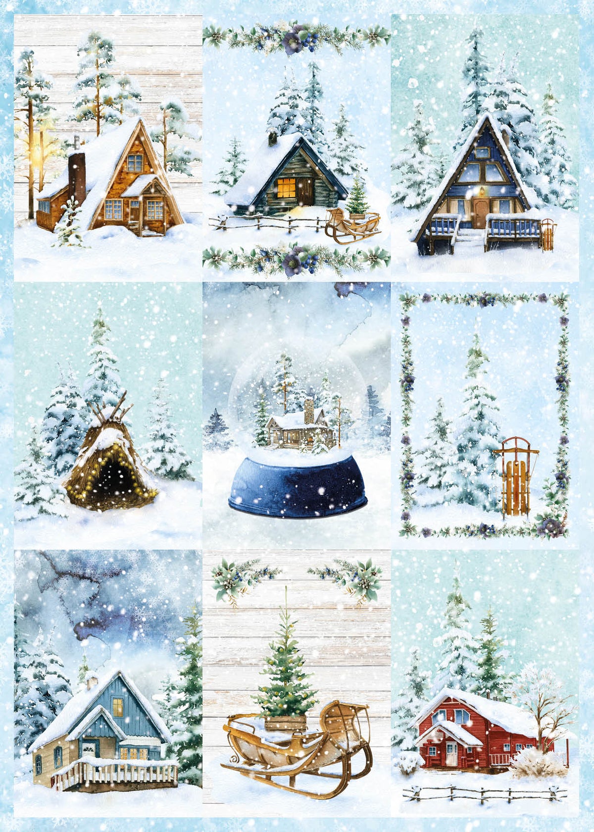 SL DIY Block Winter Scene Essentials 294x210x9mm 32 SH nr.60