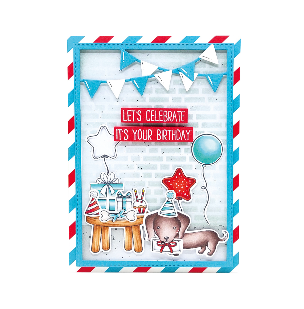 SL Clear Stamp Let's Celebrate Sweet Stories 10 PC